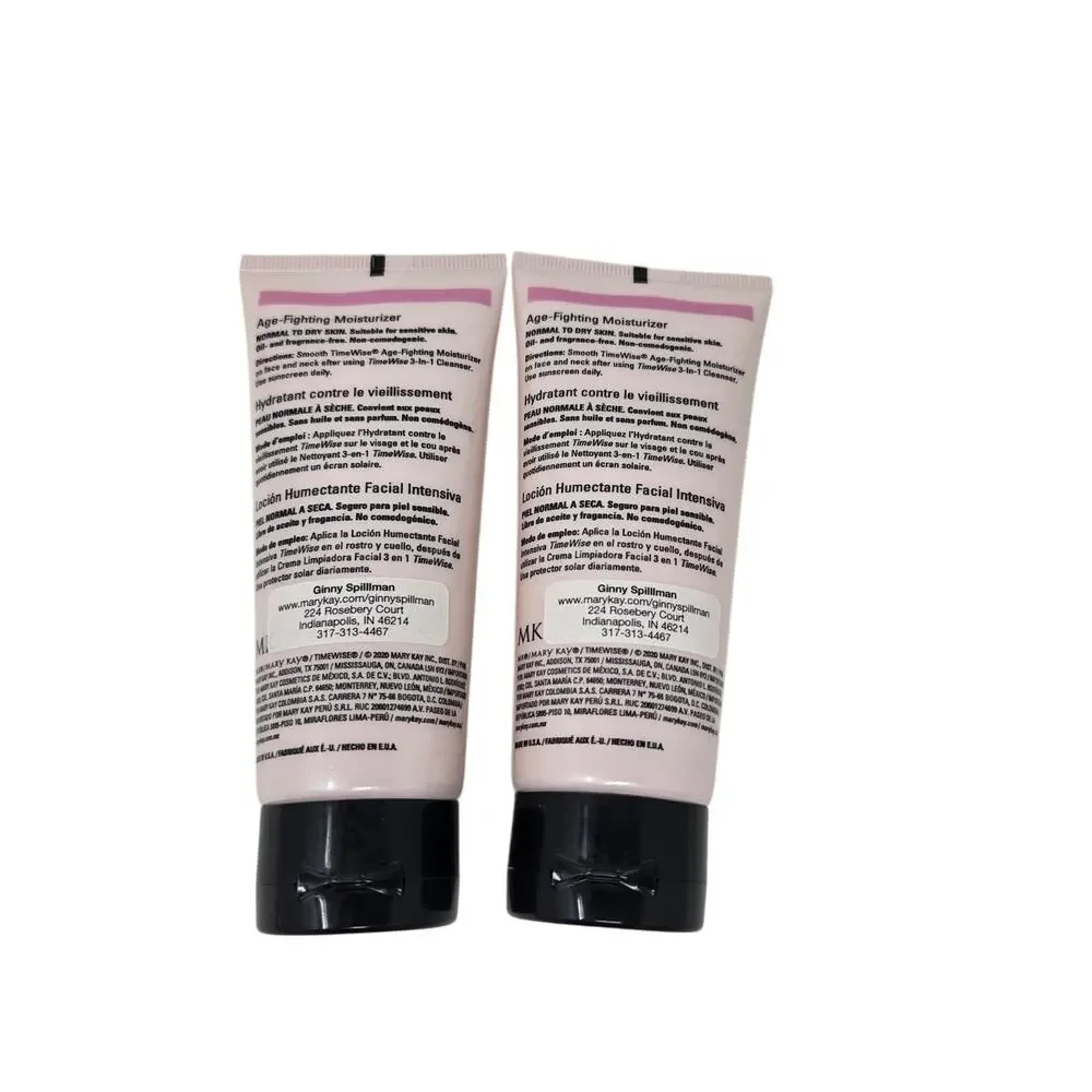 Mary Kay Timewise Age-Fighting Moisturizer Normal to Dry Lot of 2
